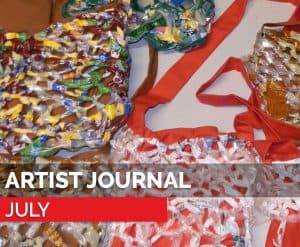 july - artist journal