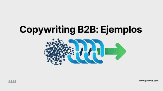 Ilustración que muestra cómo el copywriting B2B transforma ideas complejas en un mensaje claro y directo para la acción.