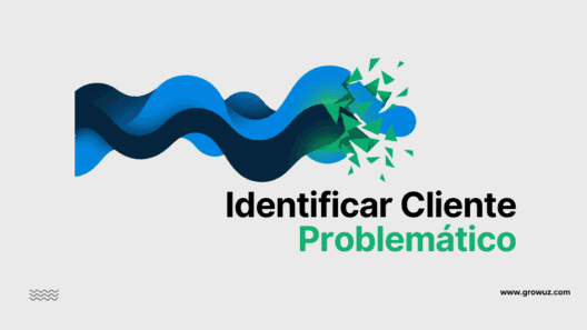 Gráfico conceptual que muestra las Banderas Rojas al identificar a un cliente problemático, con una onda azul que se rompe.