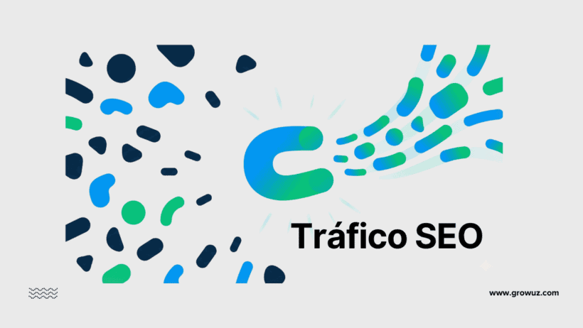 Ilustración conceptual sobre la atracción de tráfico SEO para un sitio web.