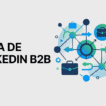 Portada de la guía de LinkedIn B2B con una ilustración de una red de negocios.