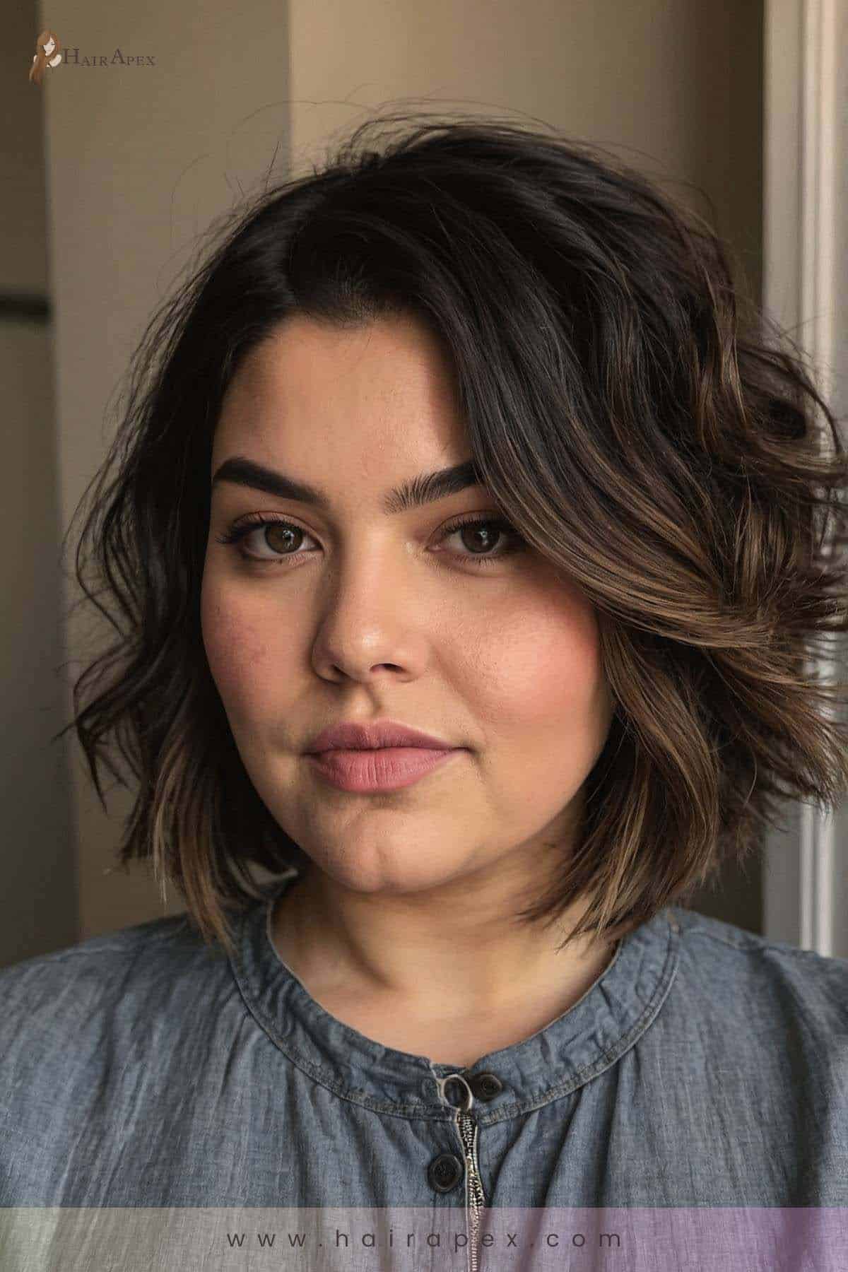 medium length haircut plus size women 1