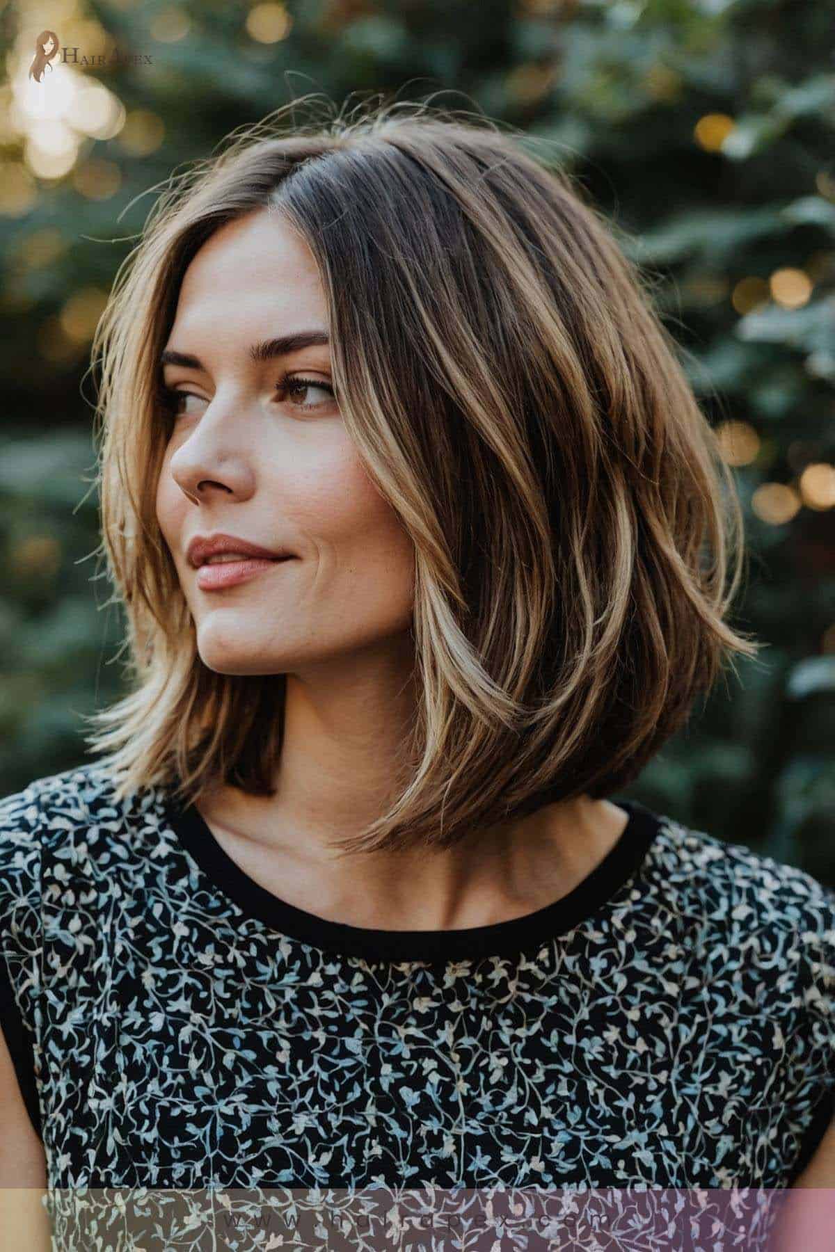 medium length haircut for thin hair 1