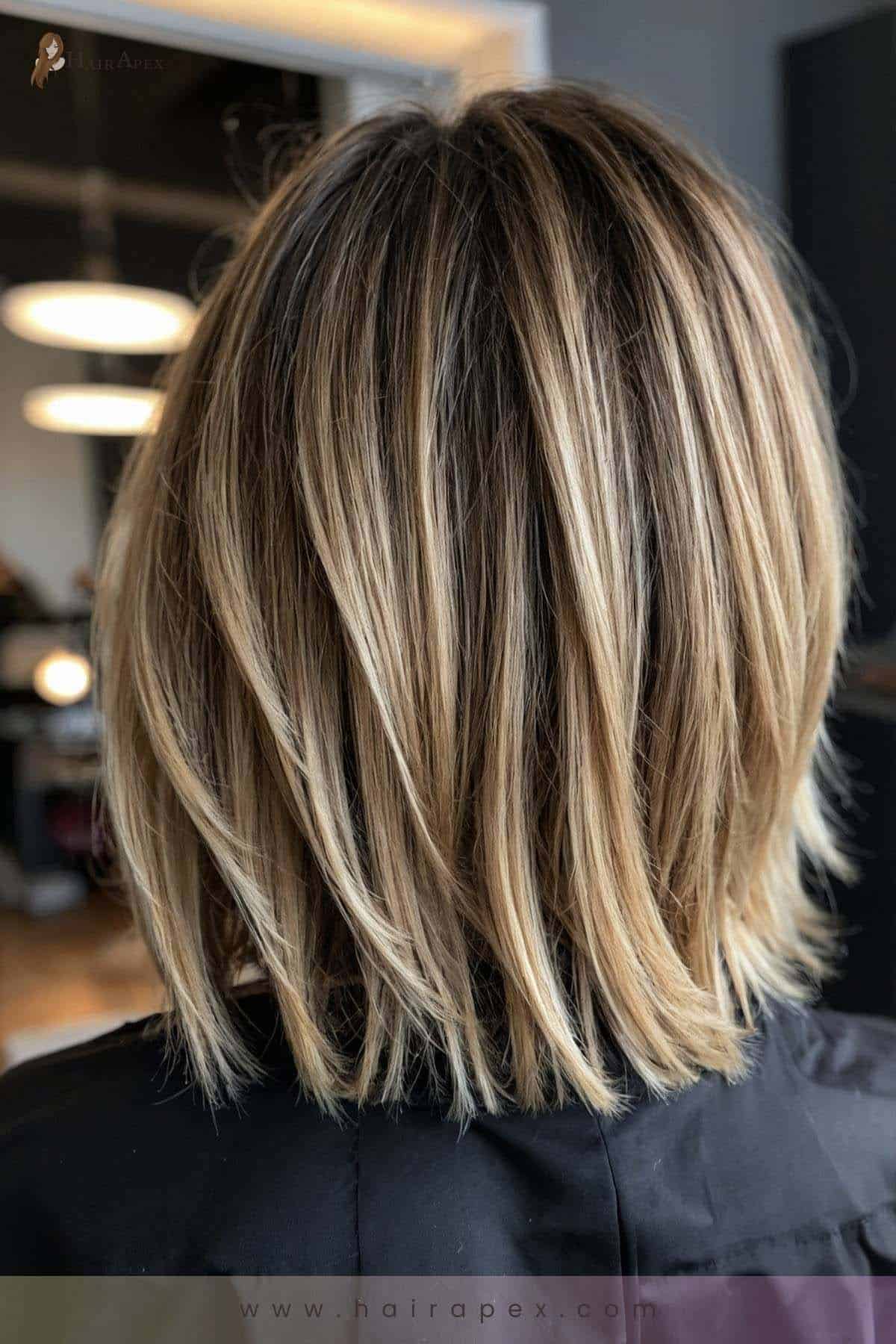 medium length haircut for thin hair 2