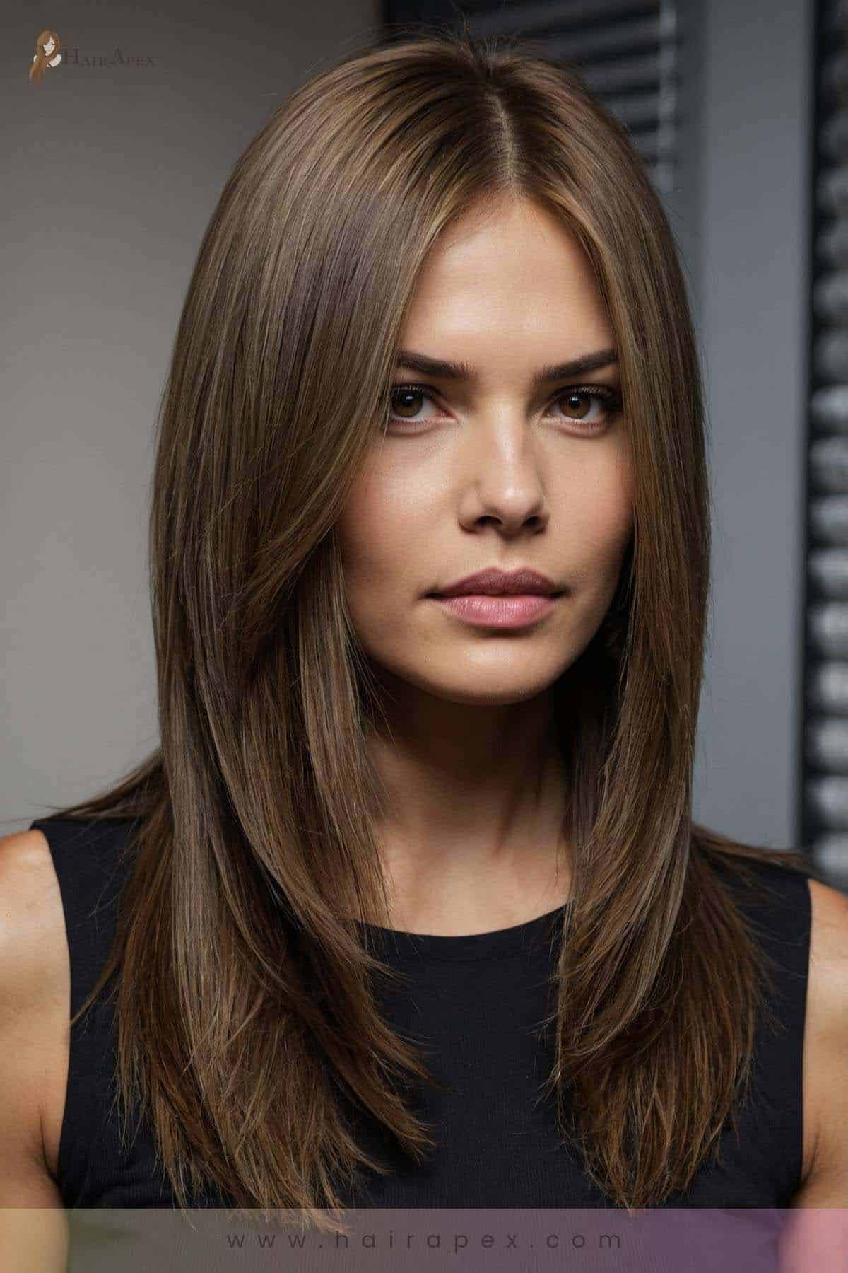 1. Sleek Straight Layers