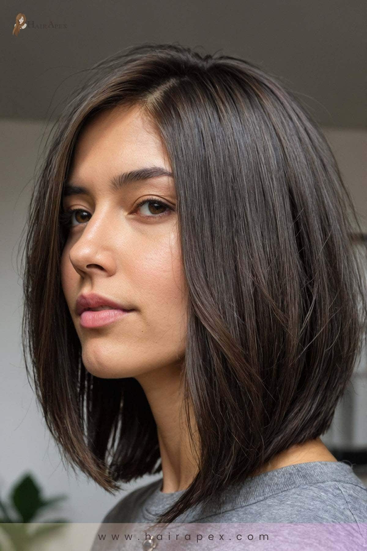 medium length haircut for thin hair 19