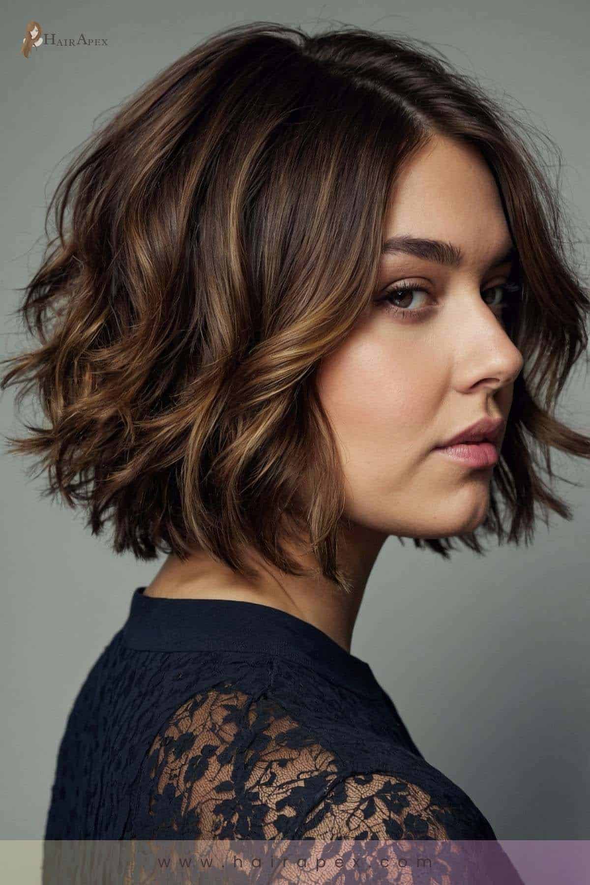 medium length haircut plus size women 20