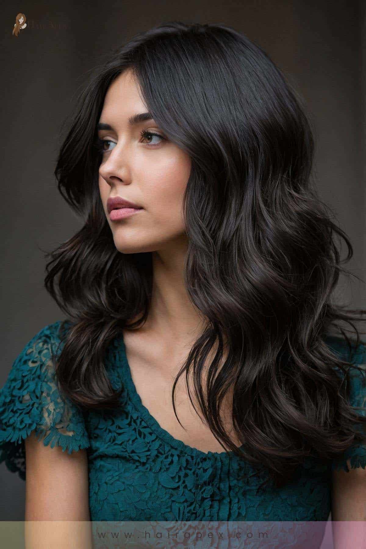 medium length haircut dark hair 22