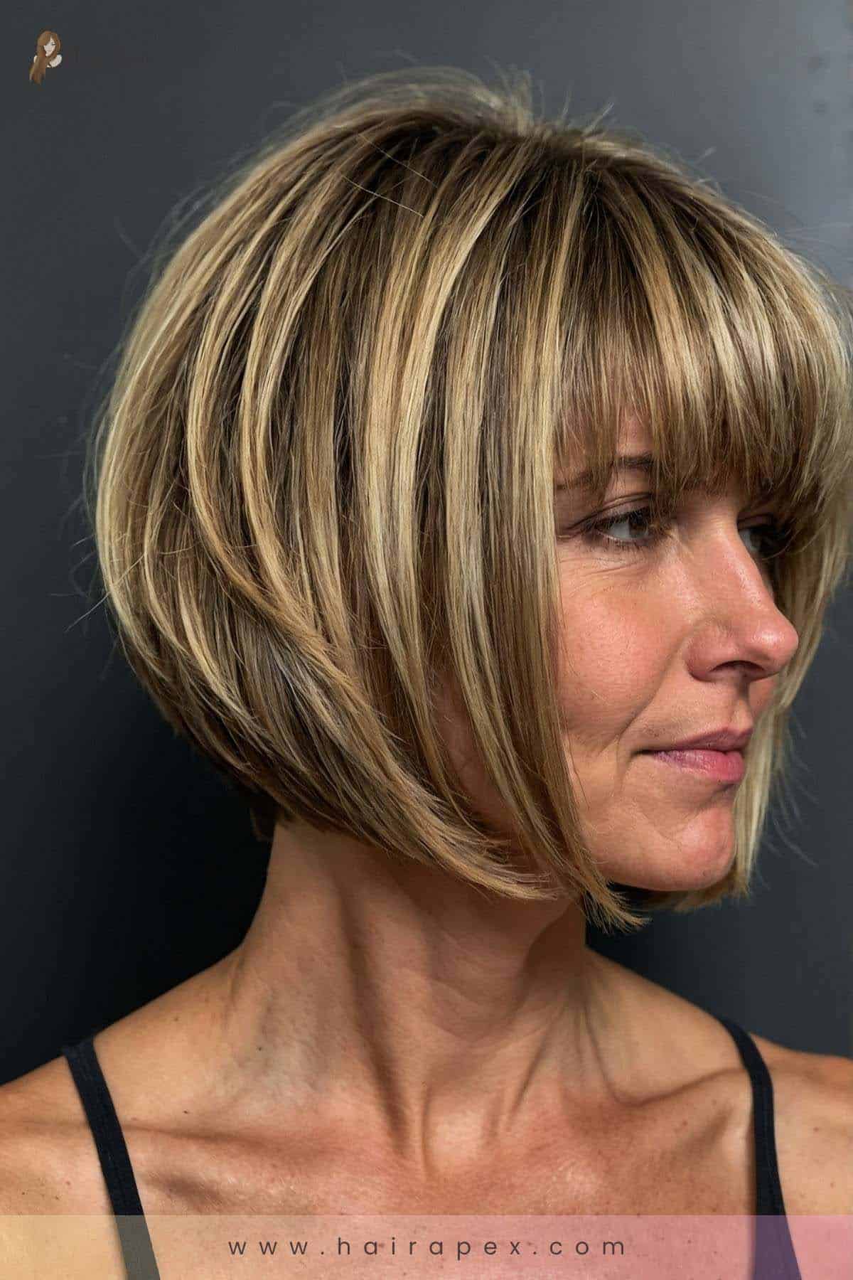 Medium Length Haircut 40 Year Old Woman 24