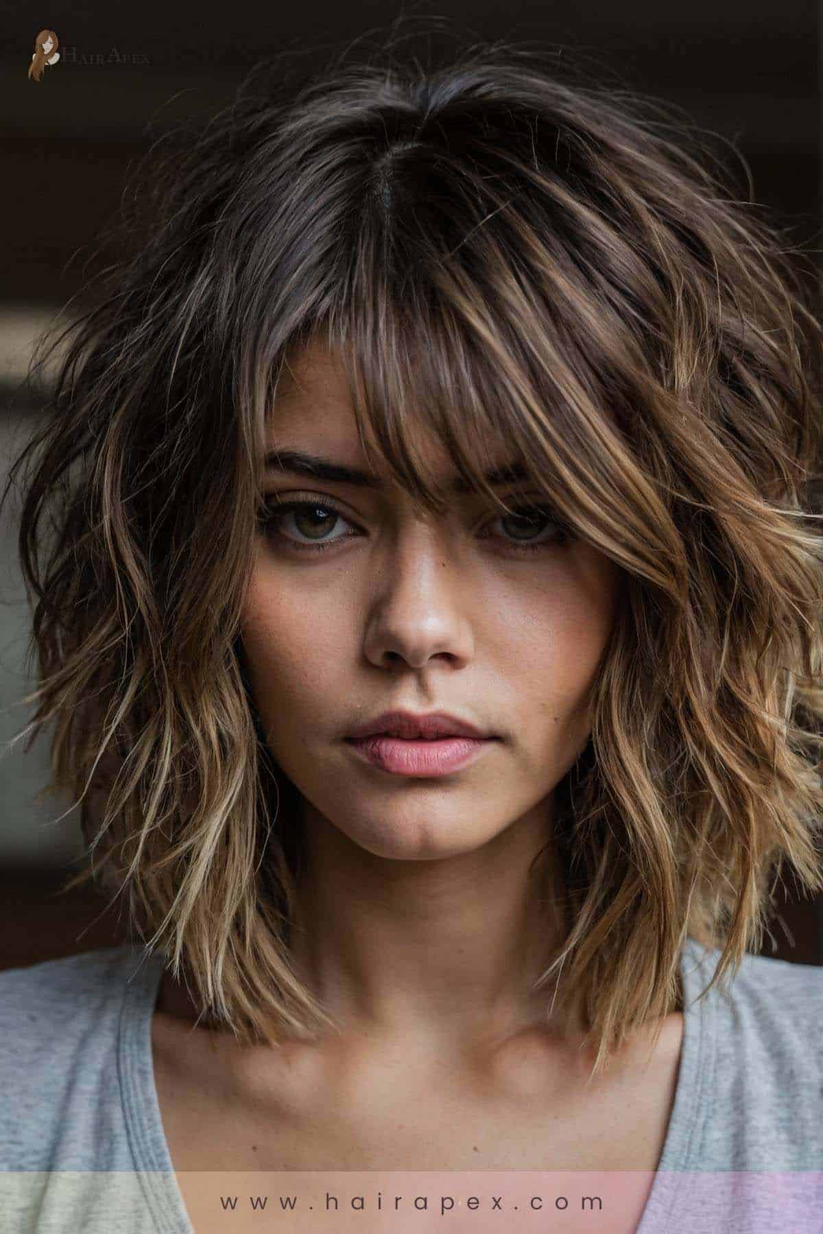 medium length haircut edgy 23