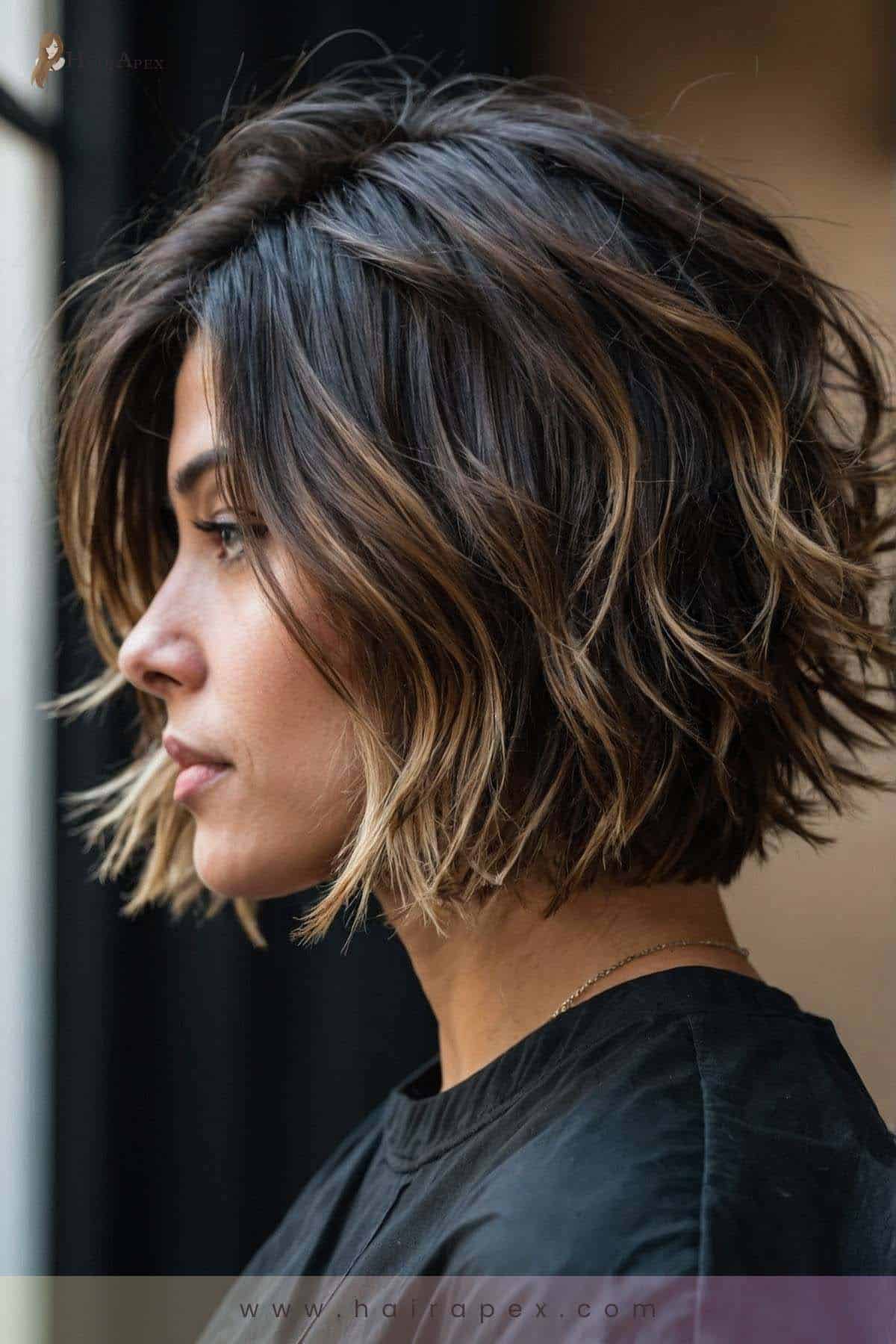 medium length haircut edgy 24