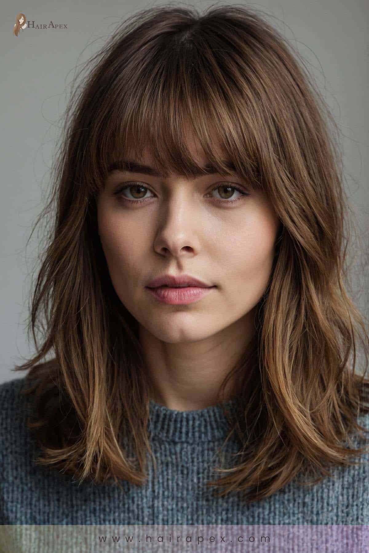 medium length haircut for thin hair 23