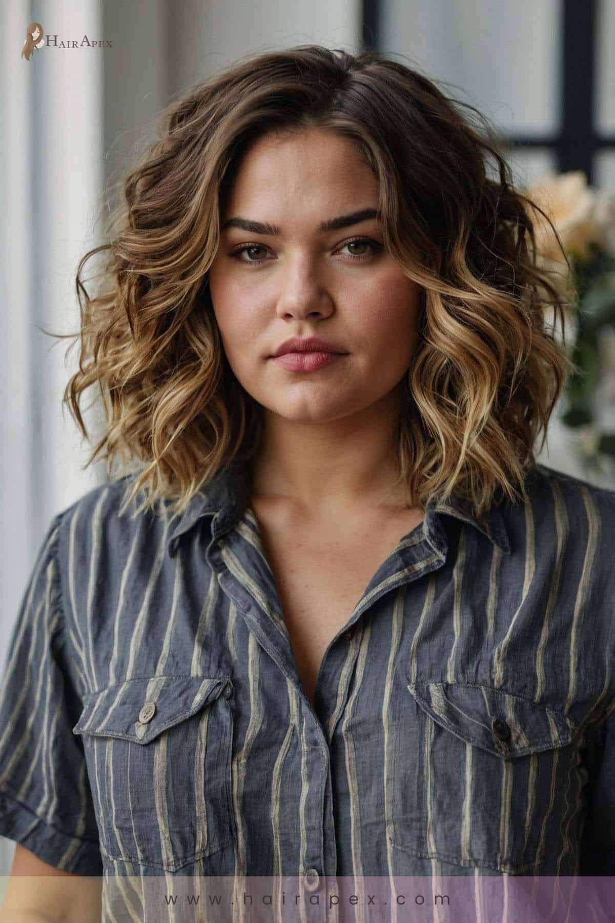 medium length haircut plus size women 23