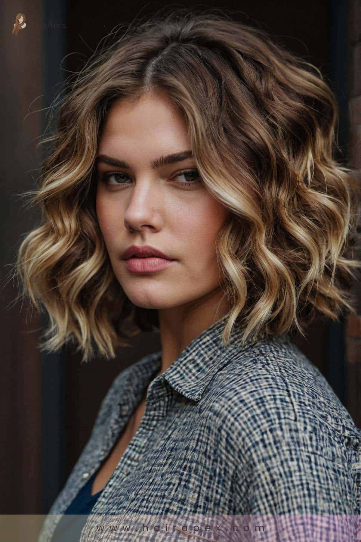 medium length haircut plus size women 24