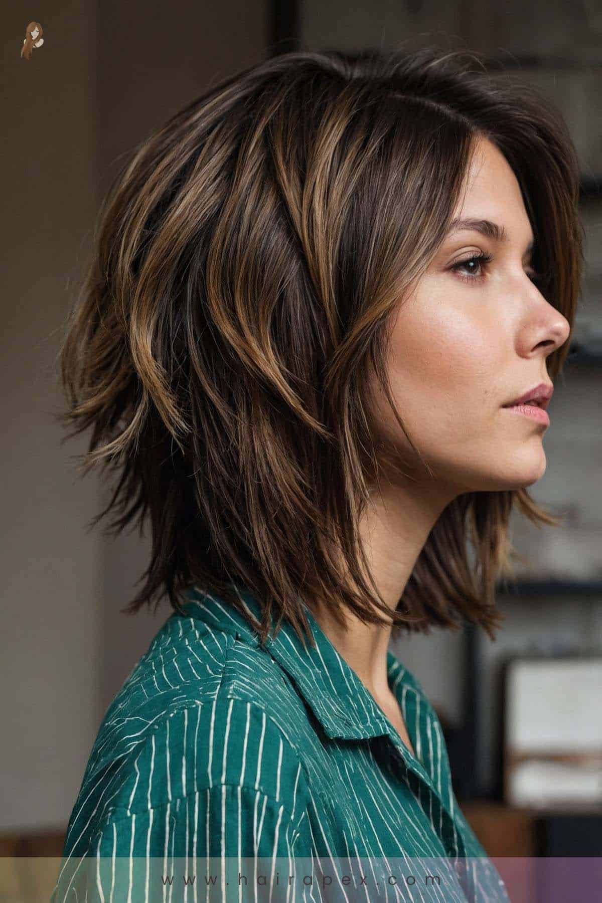 medium length haircut edgy 25