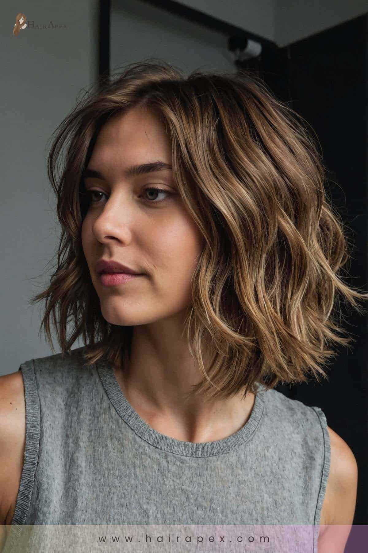 medium length haircut for thin hair 28