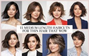 15 Medium Length Haircuts For Thin Hair That Wow