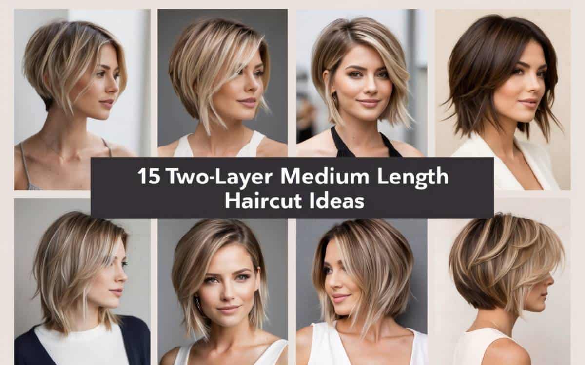 15 Two Layer Medium Length Haircut Ideas 1