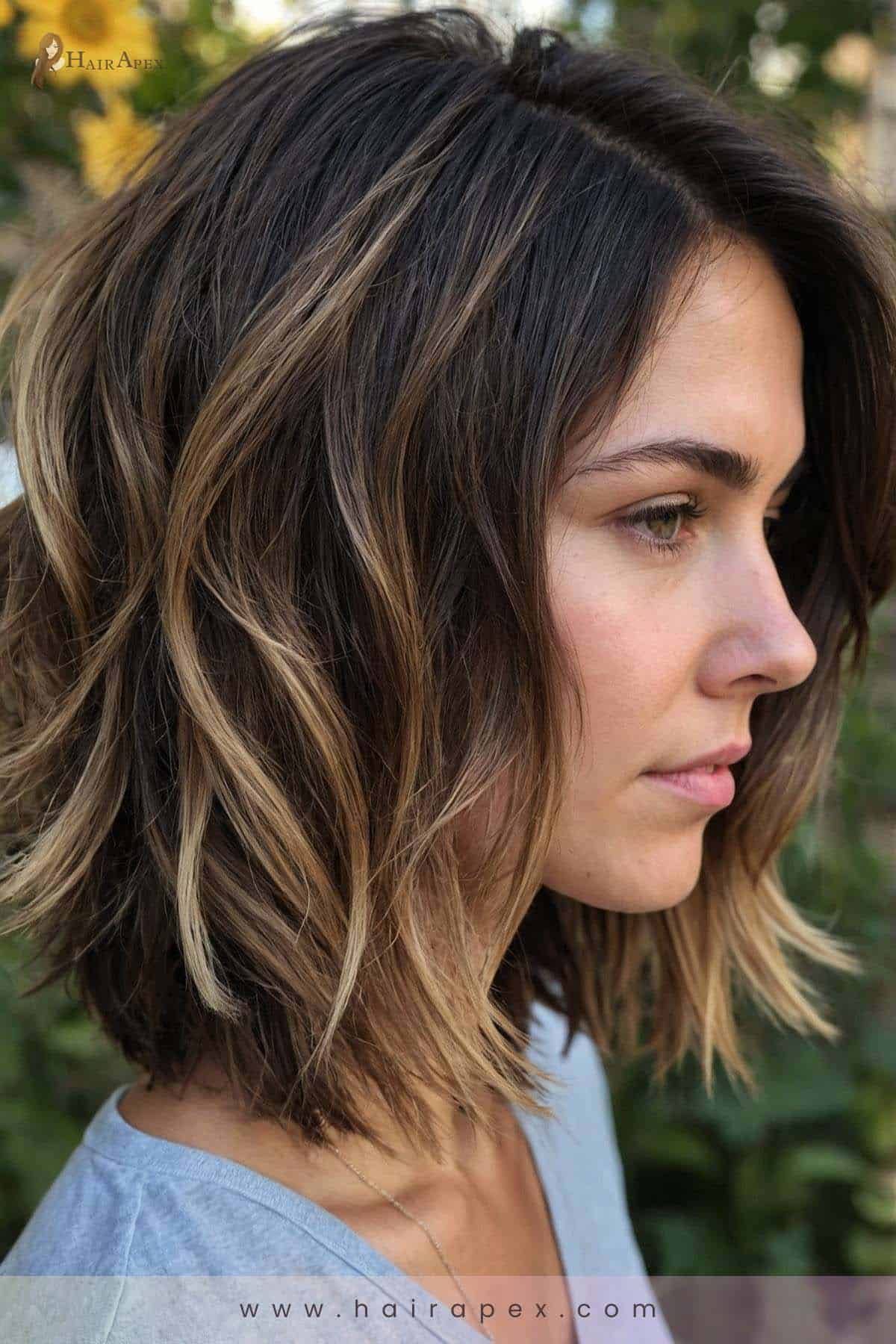 medium length haircut unstyled 30