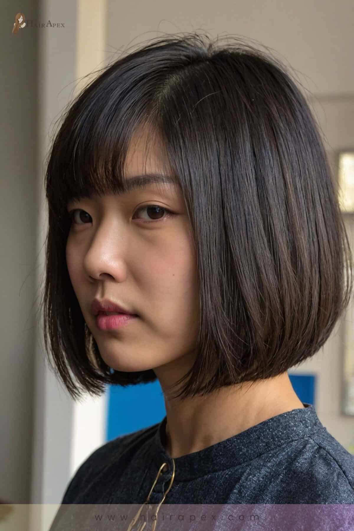 medium length haircut Asian 30