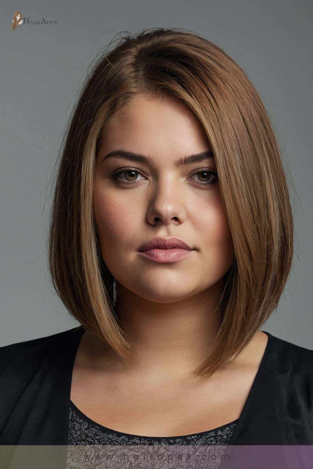 medium length haircut plus size women 29