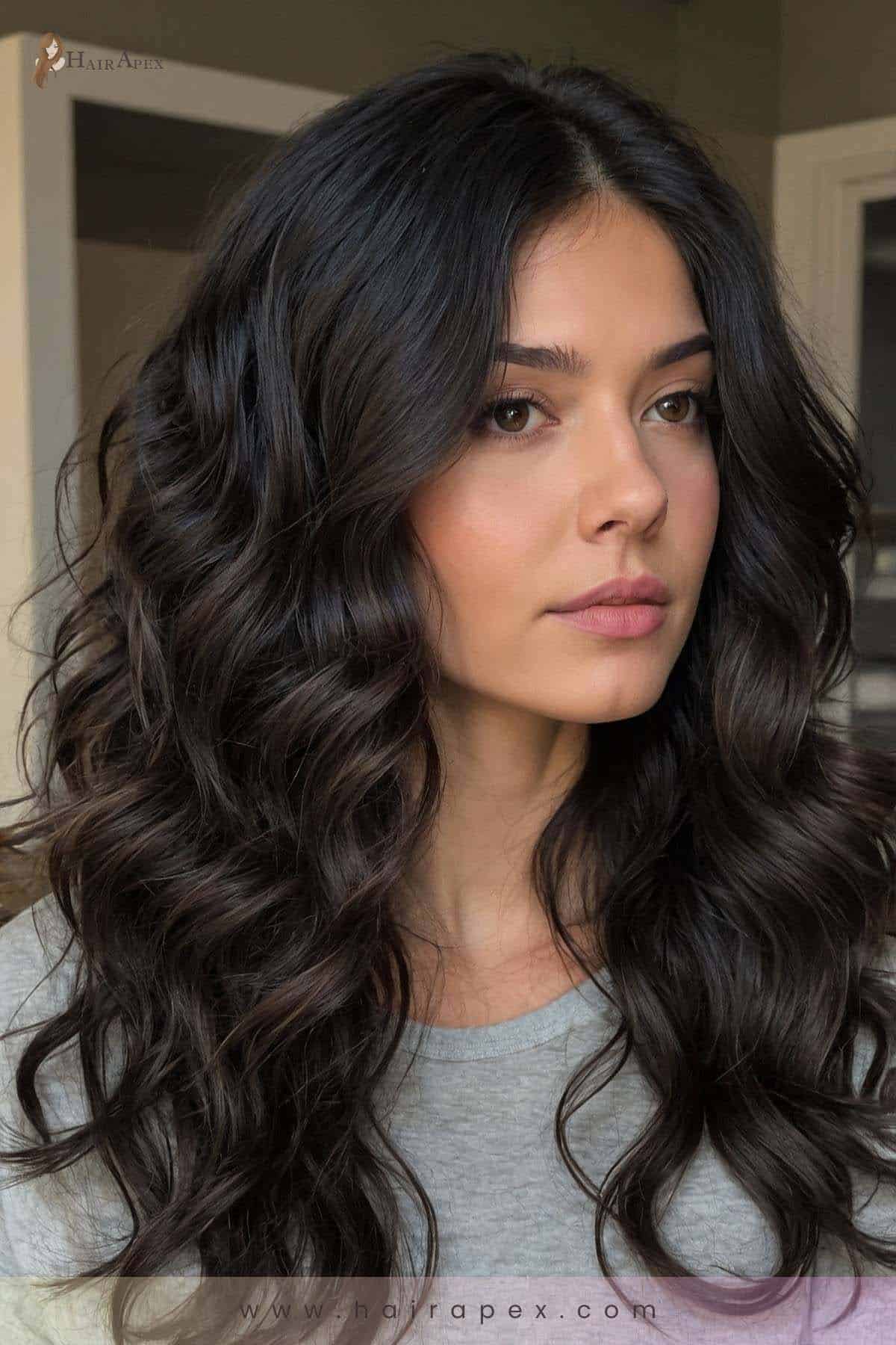 medium length haircut dark hair 29