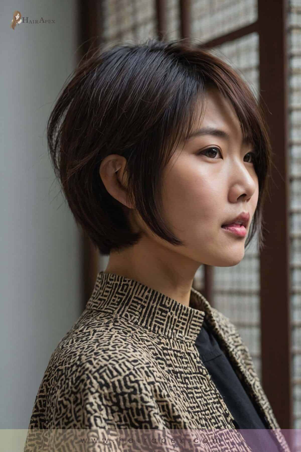 medium length haircut Asian 32