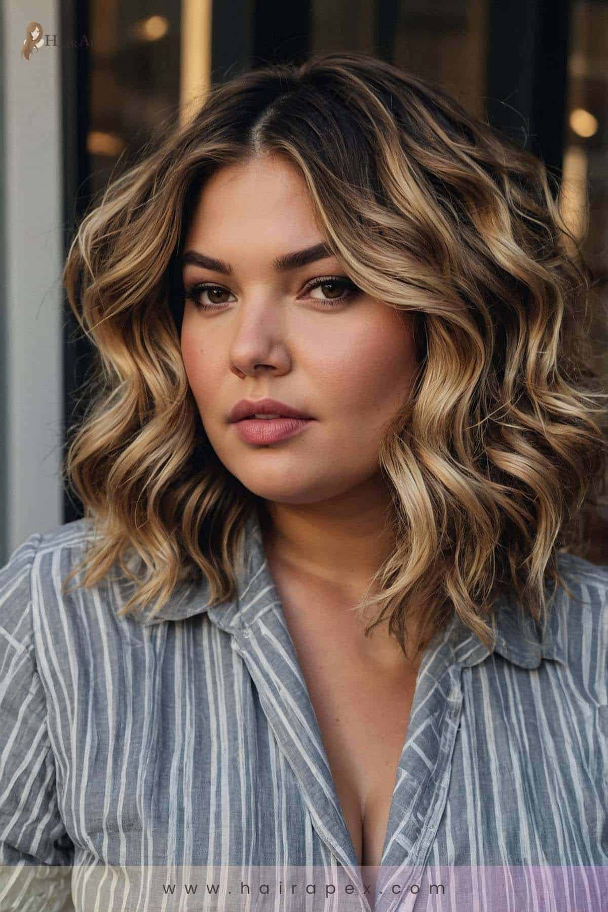 medium length haircut plus size women 31