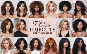 17 Medium Length Haircuts For Thick Hair