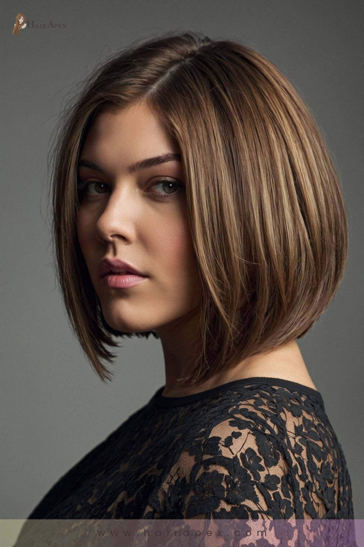 medium length haircut plus size women 33