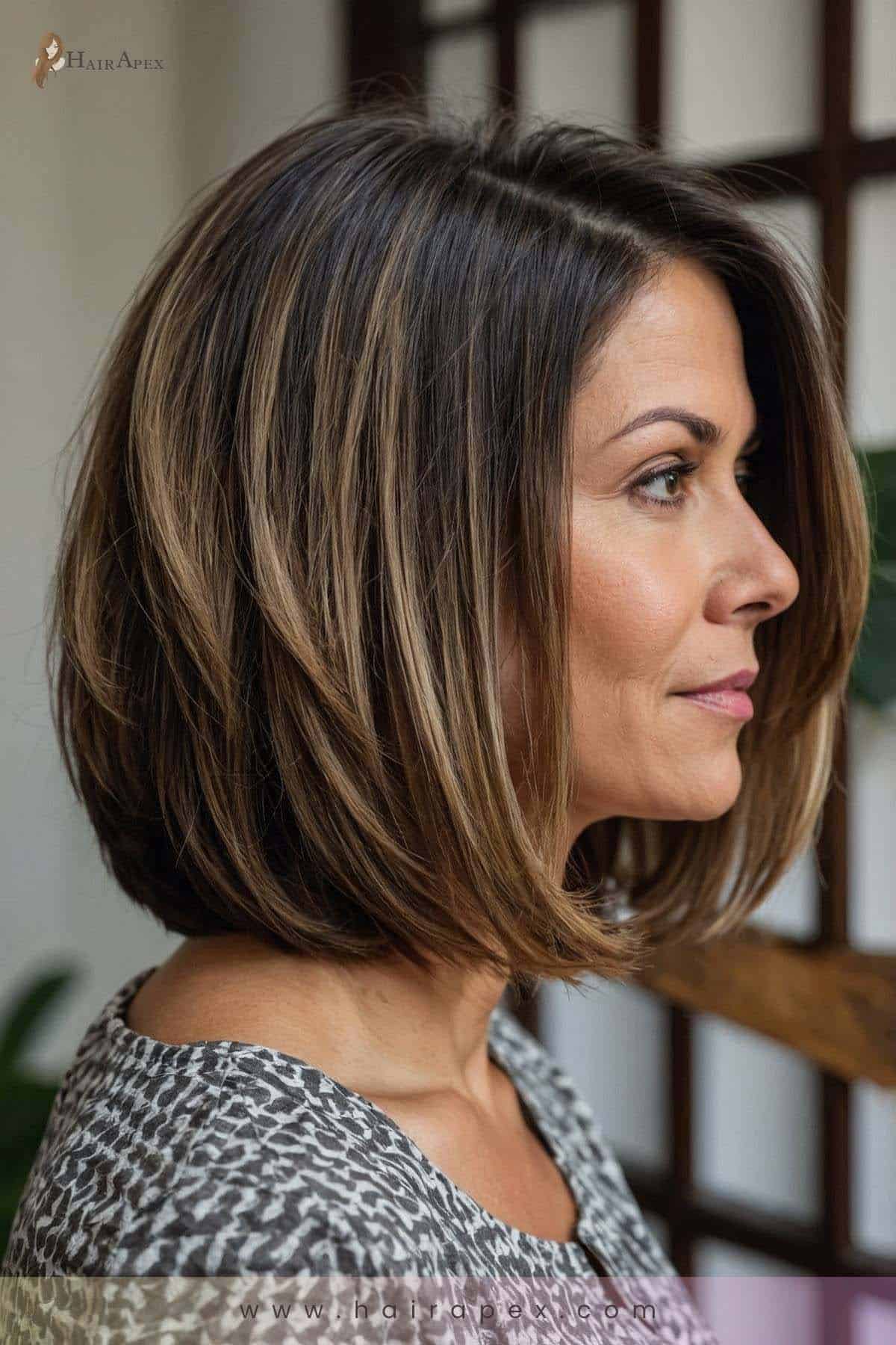 Medium Length Haircut 40 Year Old Woman 36