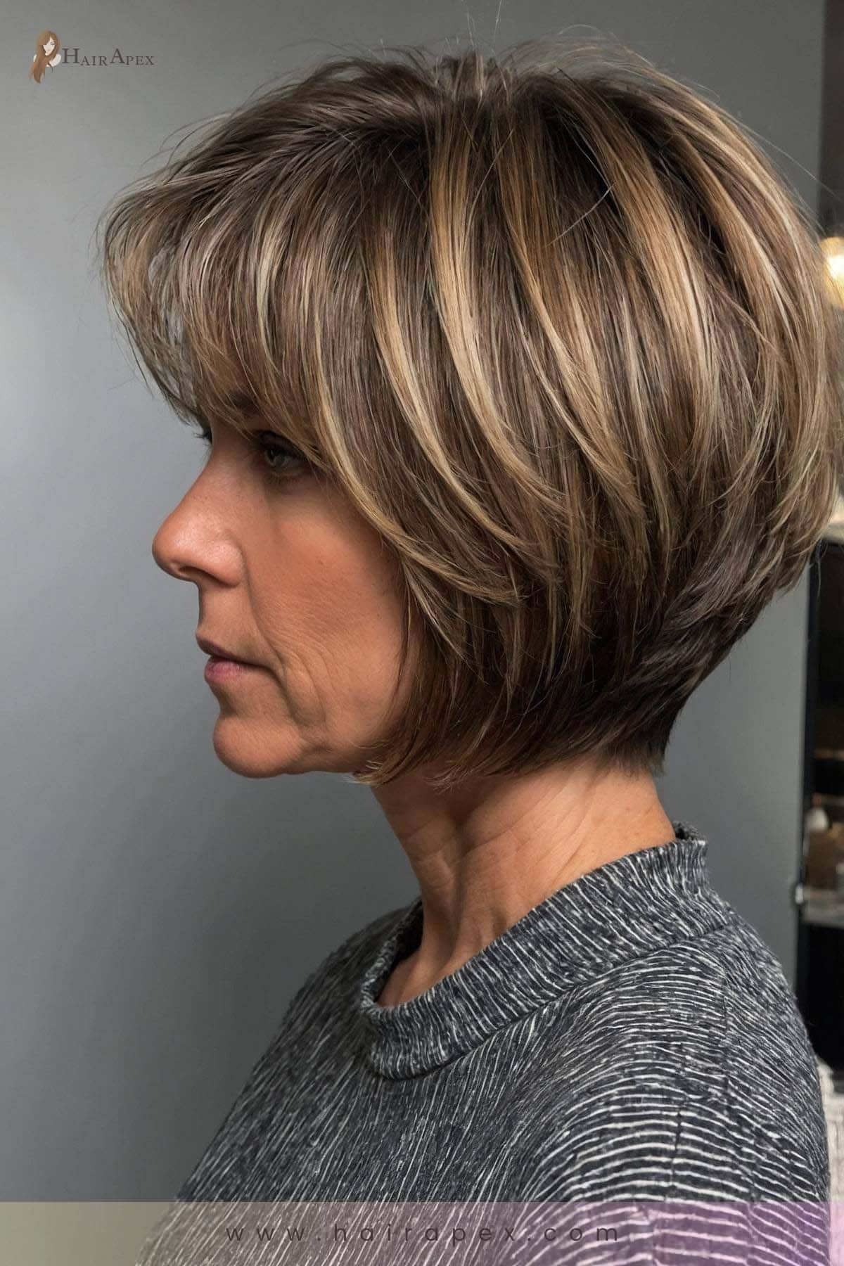 Medium Length Haircut 50 Years Old 36