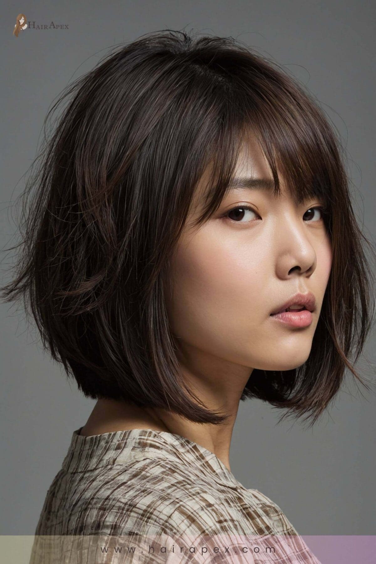 medium length haircut Asian 4