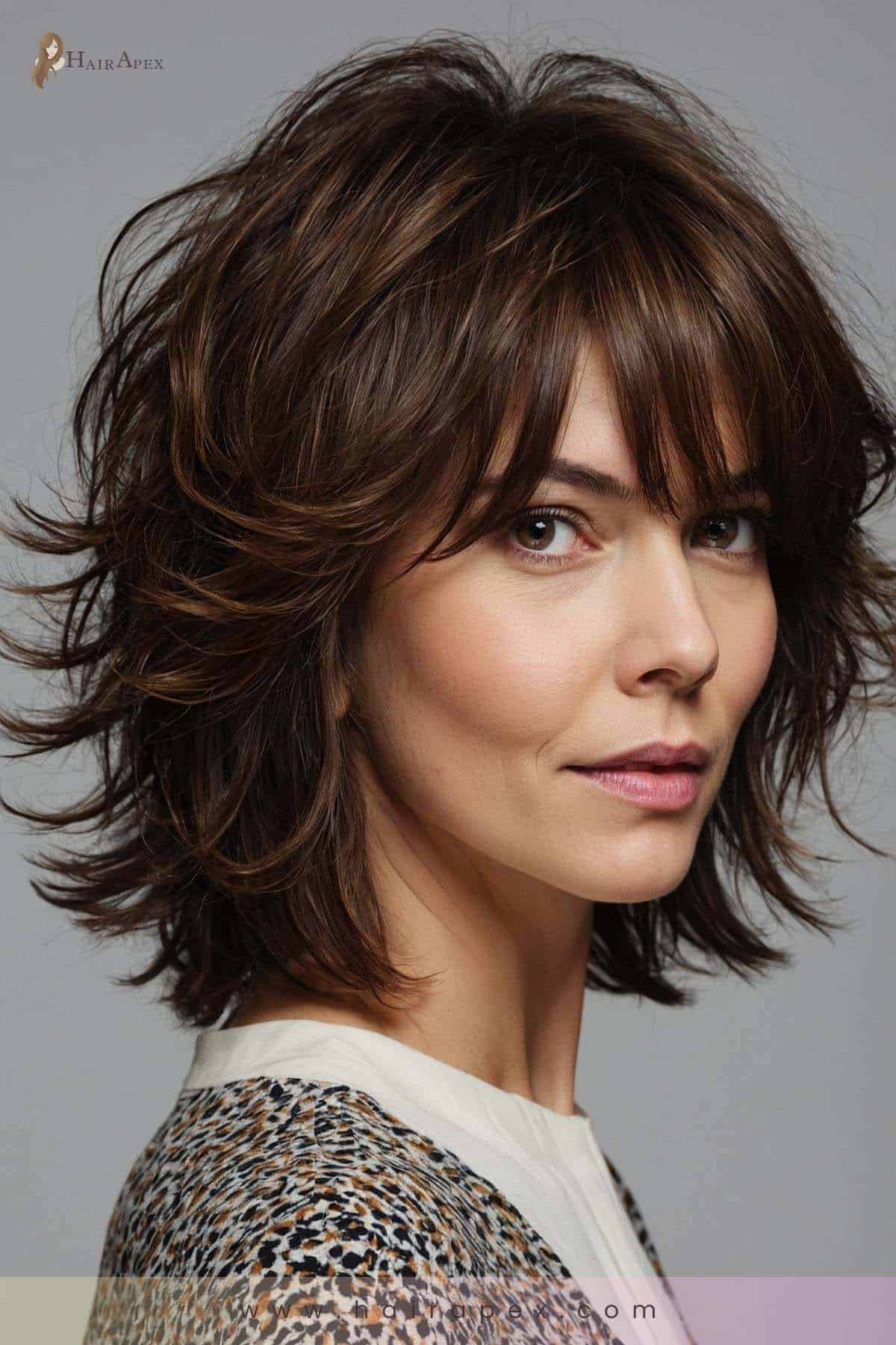 Medium Length Haircut 40 Year Old Woman 3