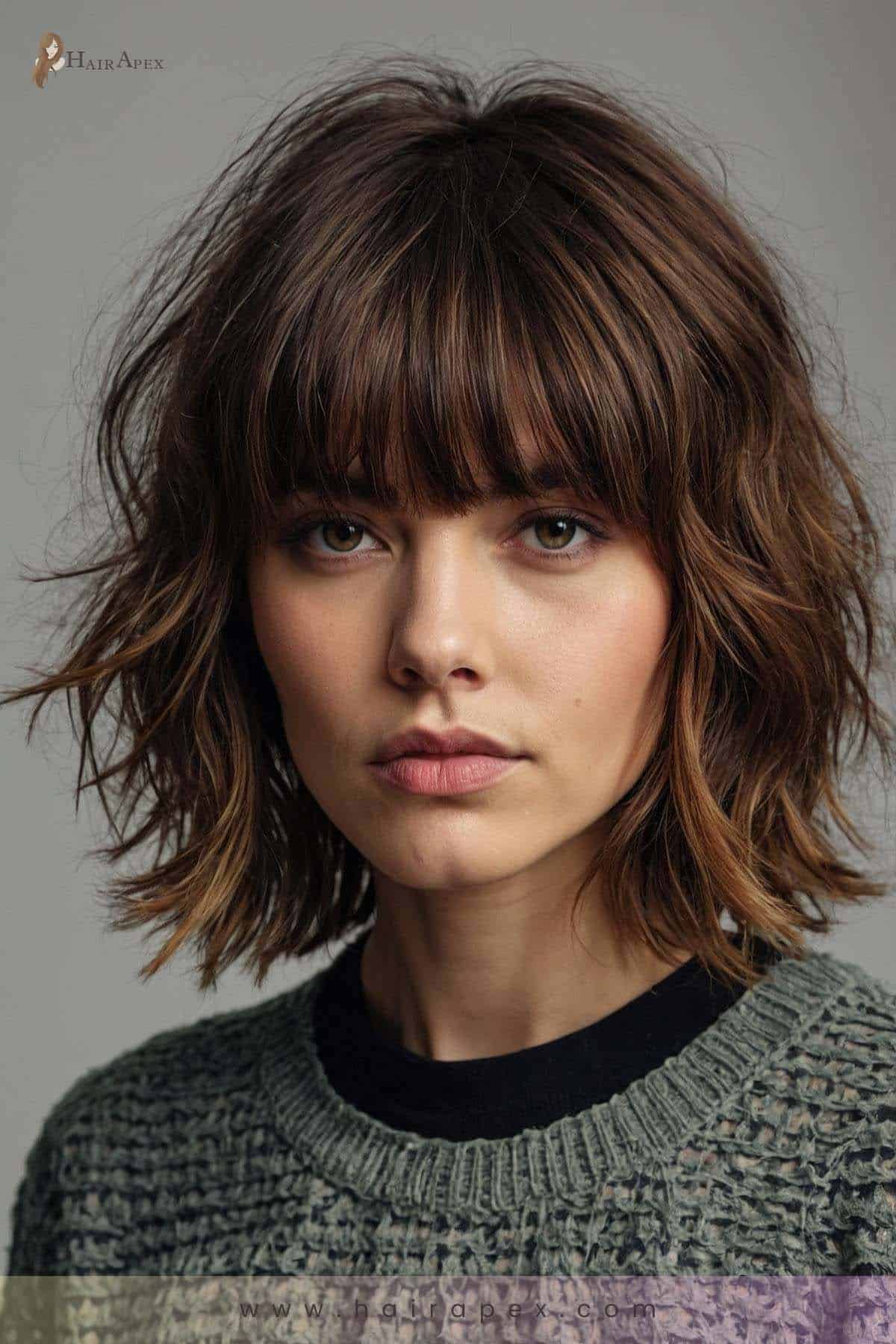 medium length haircut edgy 5