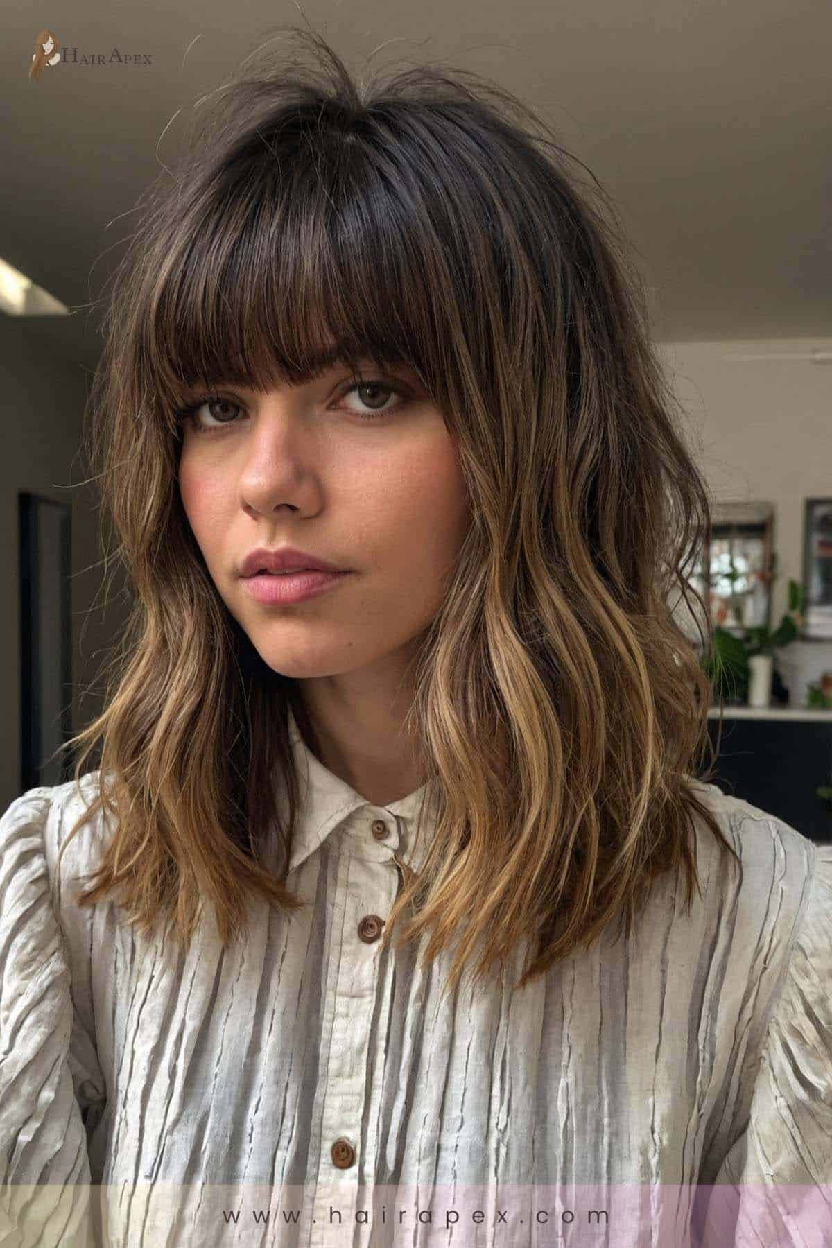 medium length haircut edgy 6