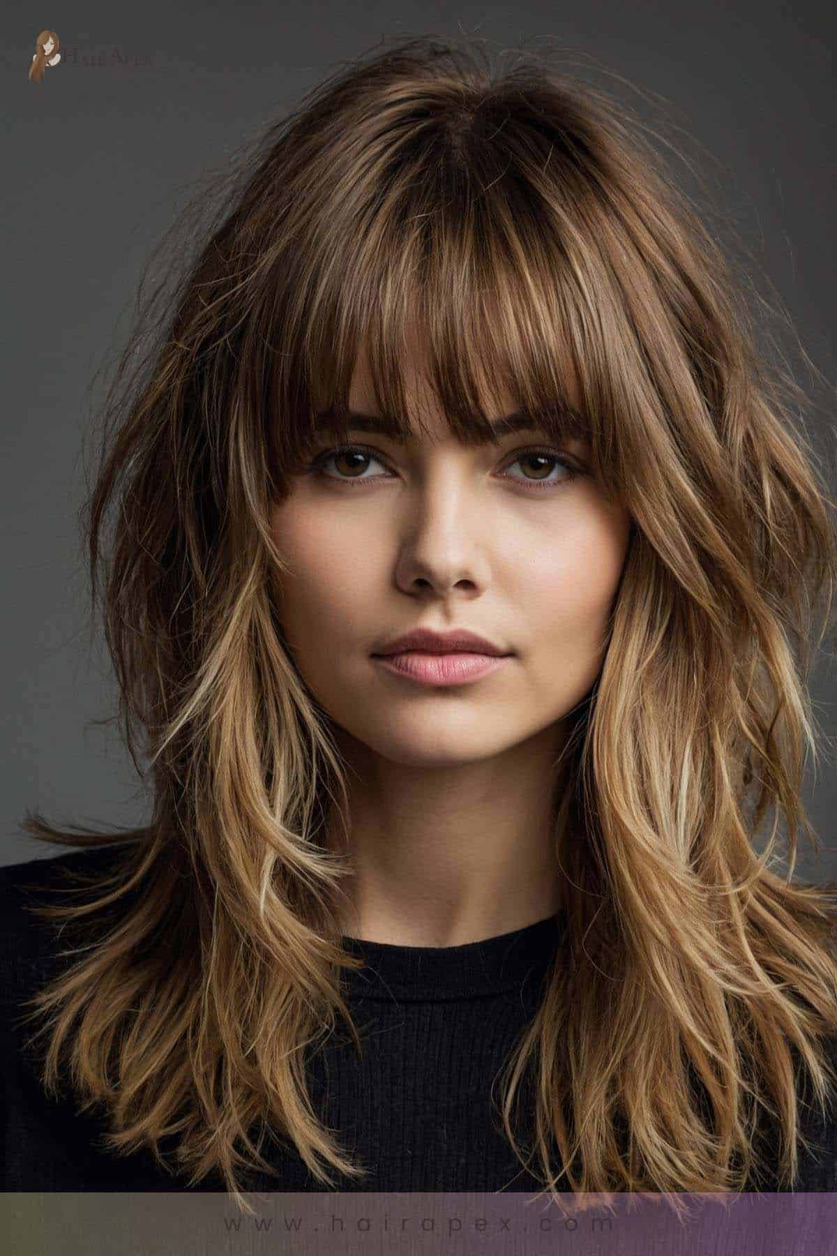 medium length haircut for thin hair 5