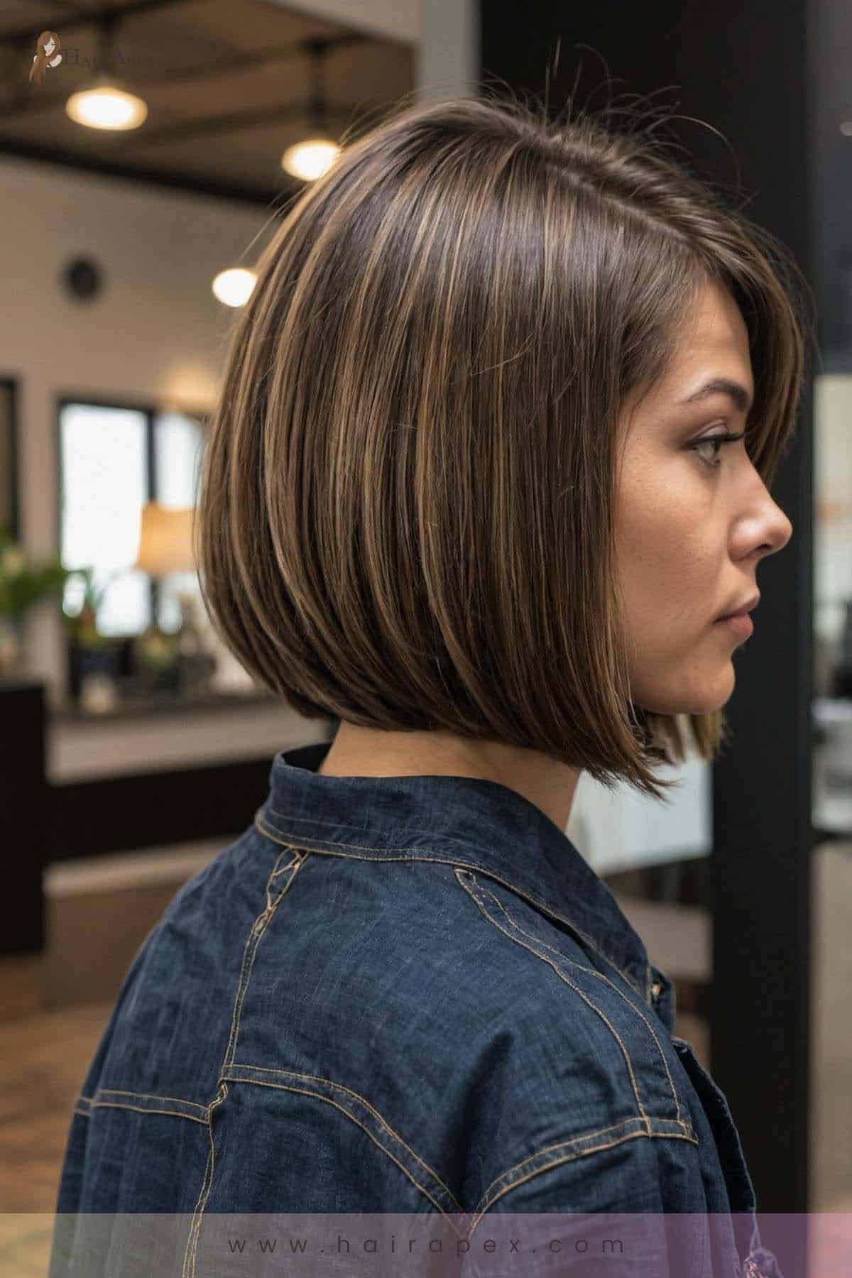 medium length haircut for thin hair 8