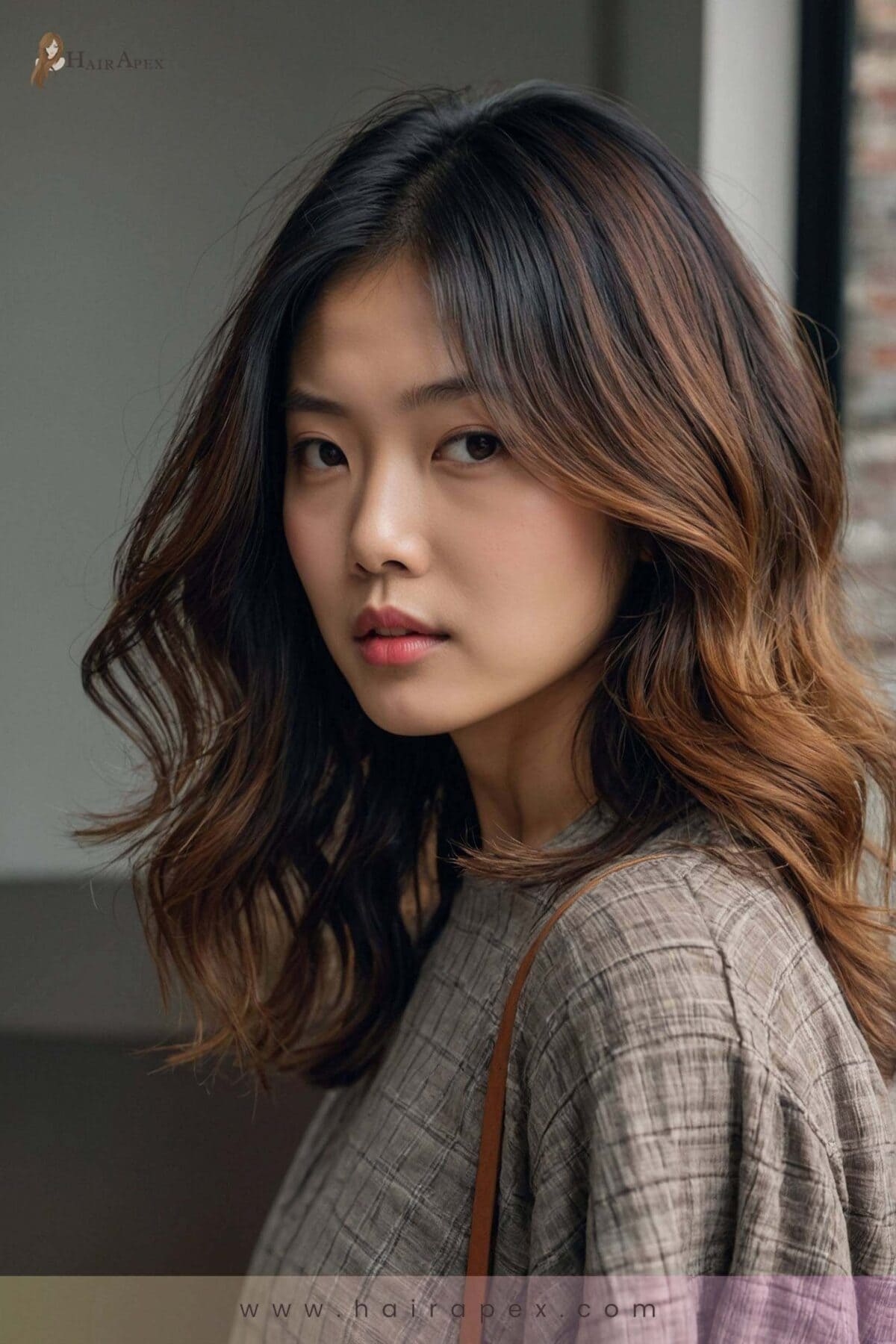 medium length haircut Asian 7