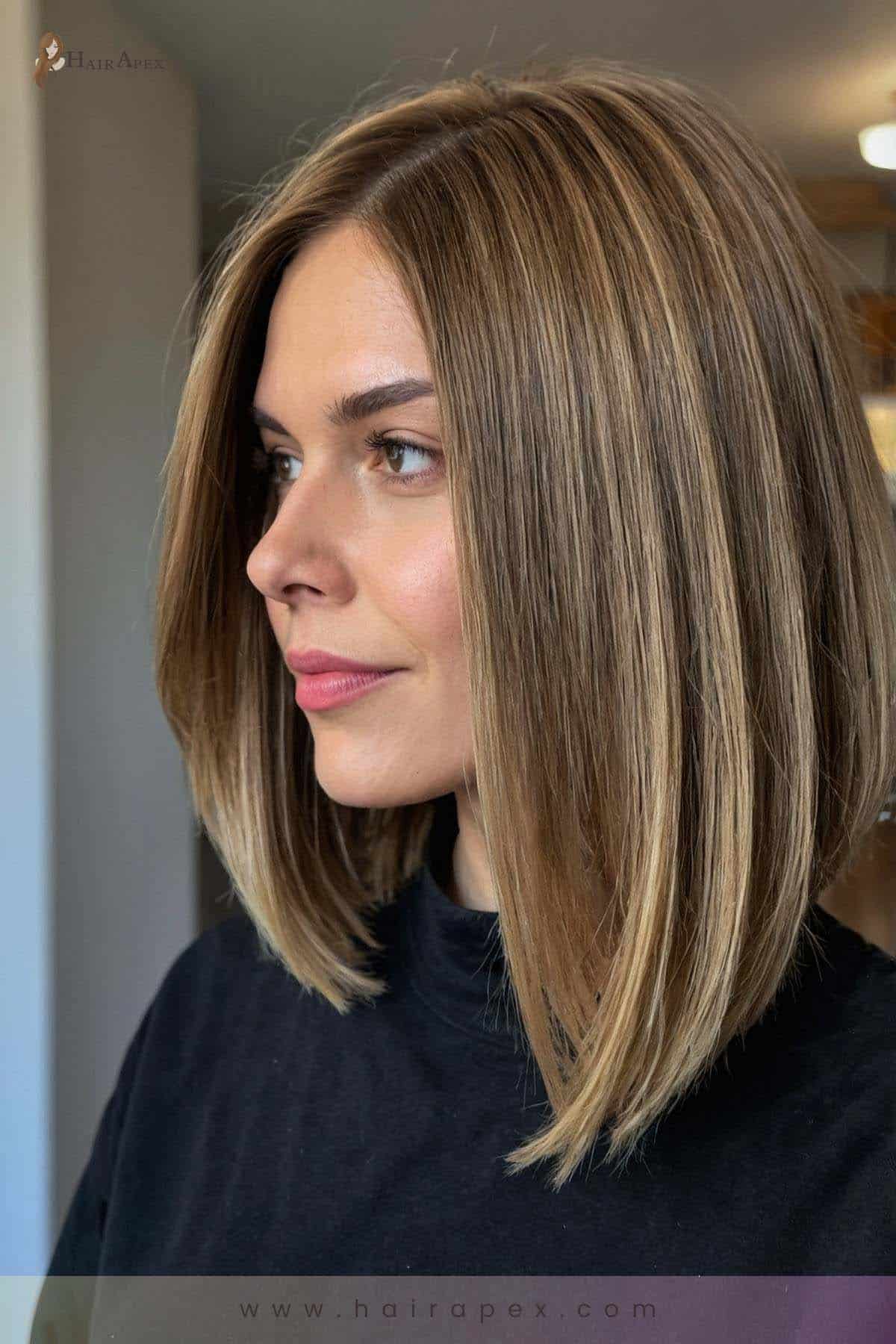 medium length haircut for thin hair 10