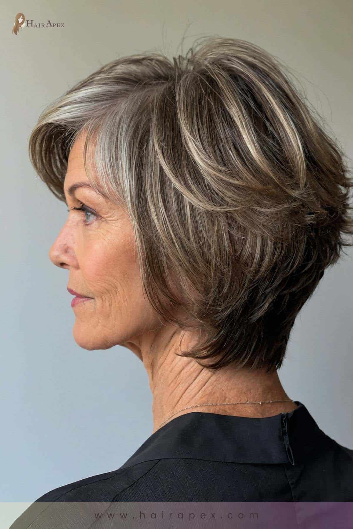 Medium Length Haircut 60 Year Old 12