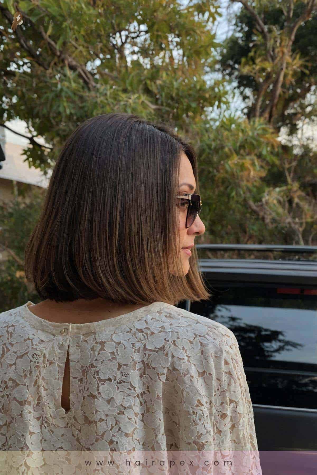 medium length haircut unstyled 12