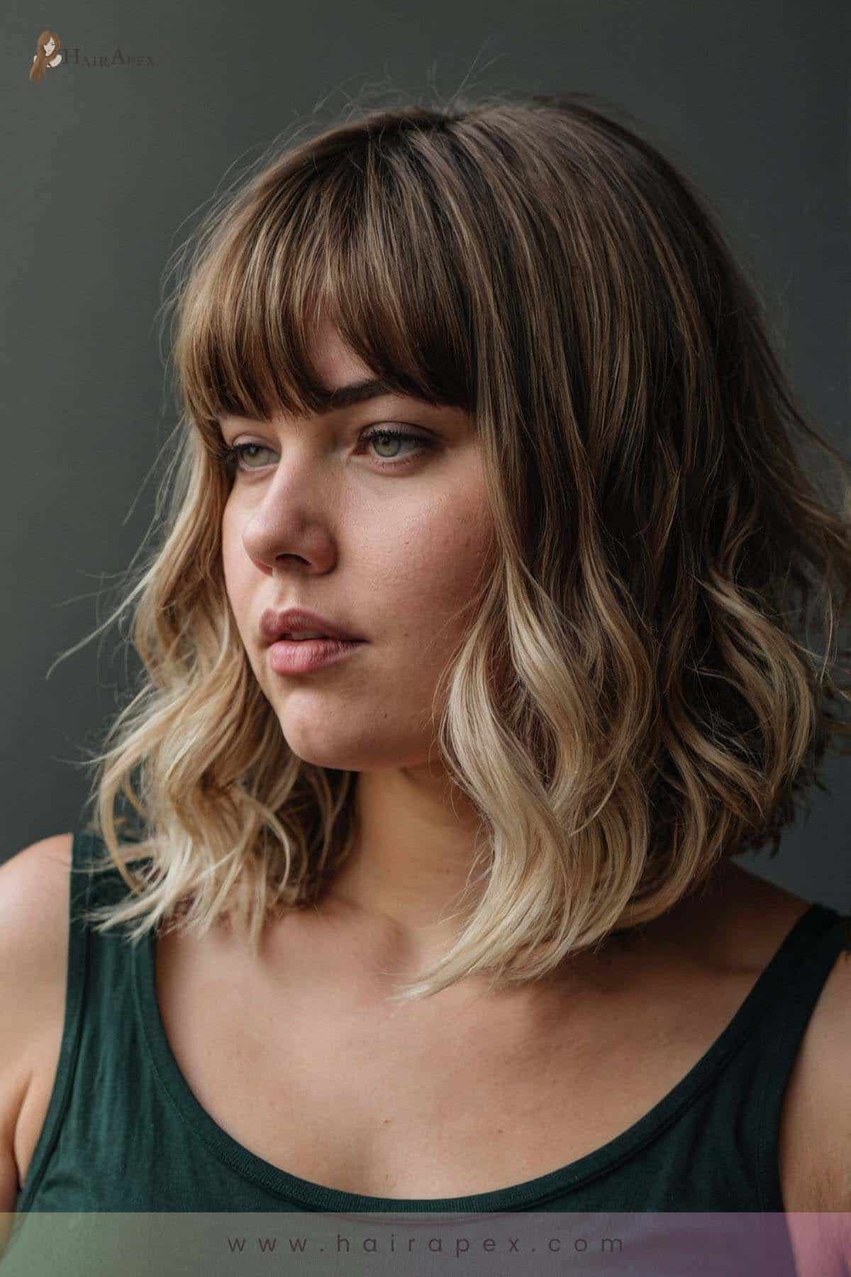 medium length haircut plus size women 12