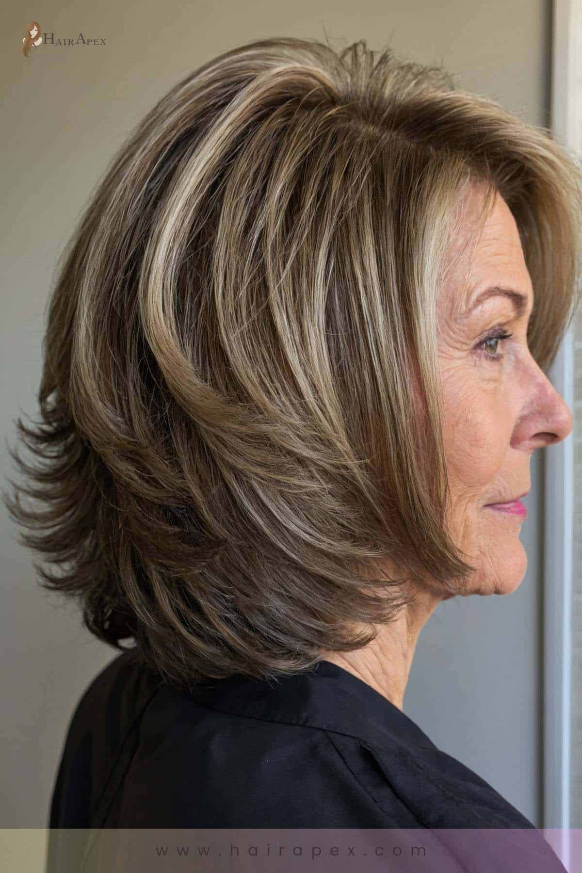 Medium Length Haircut 60 Year Old 14