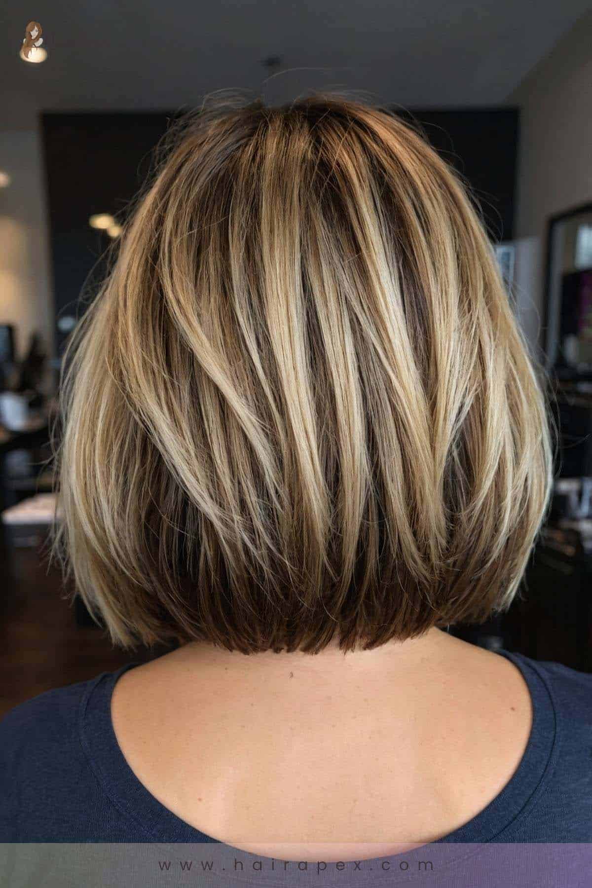 medium length haircut no layers 14