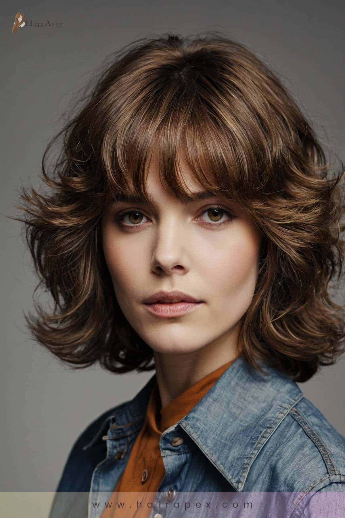 Medium Length Haircut 70s 13