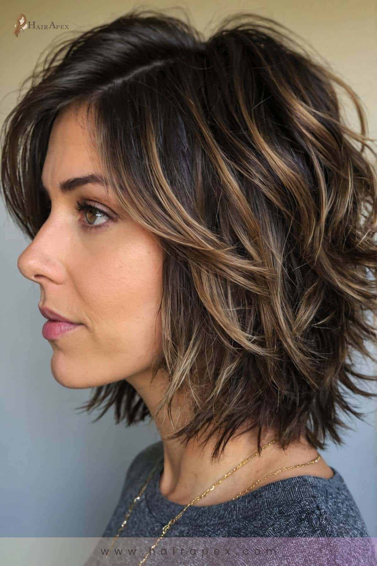 medium length haircut edgy 14