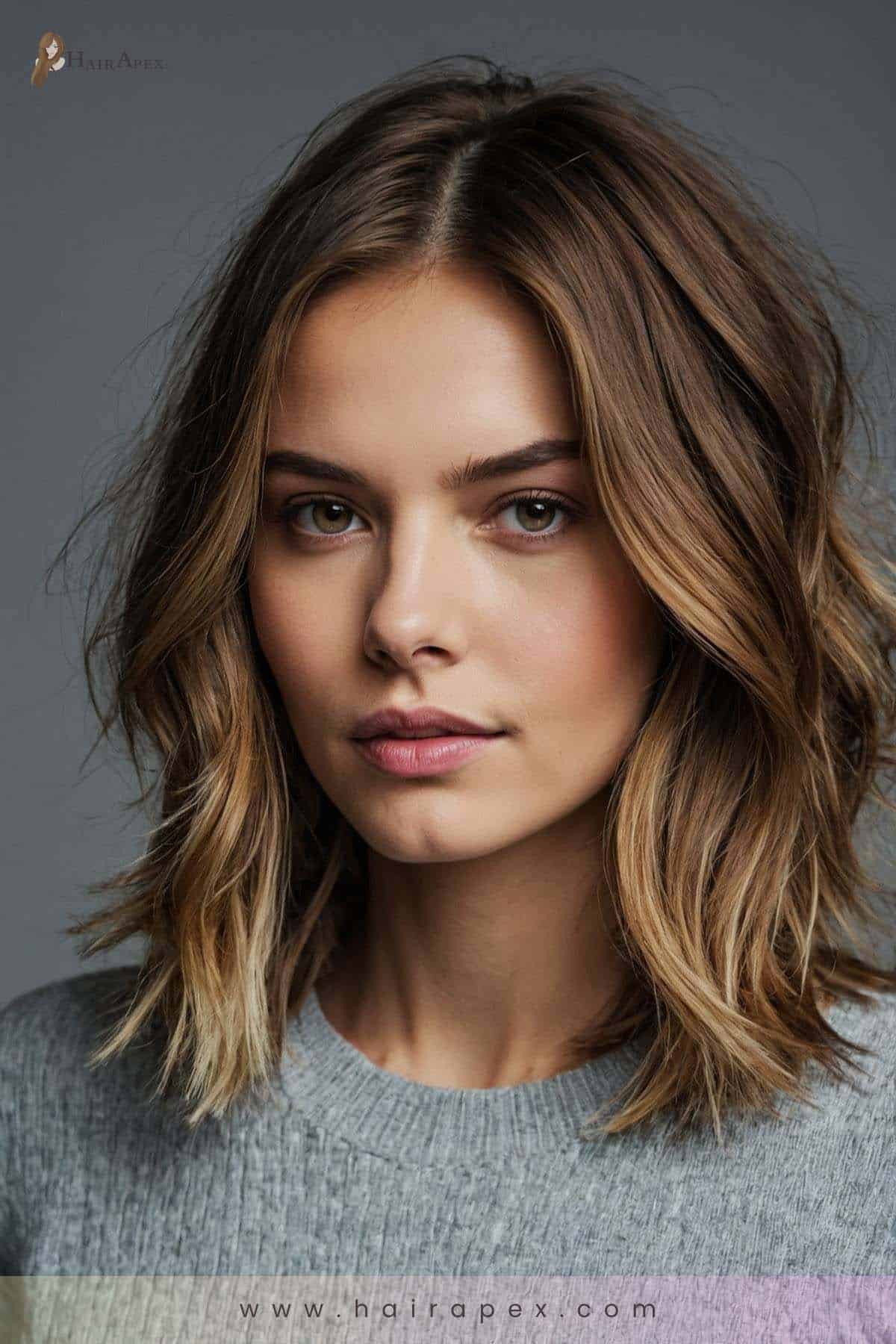 medium length haircut for thin hair 15