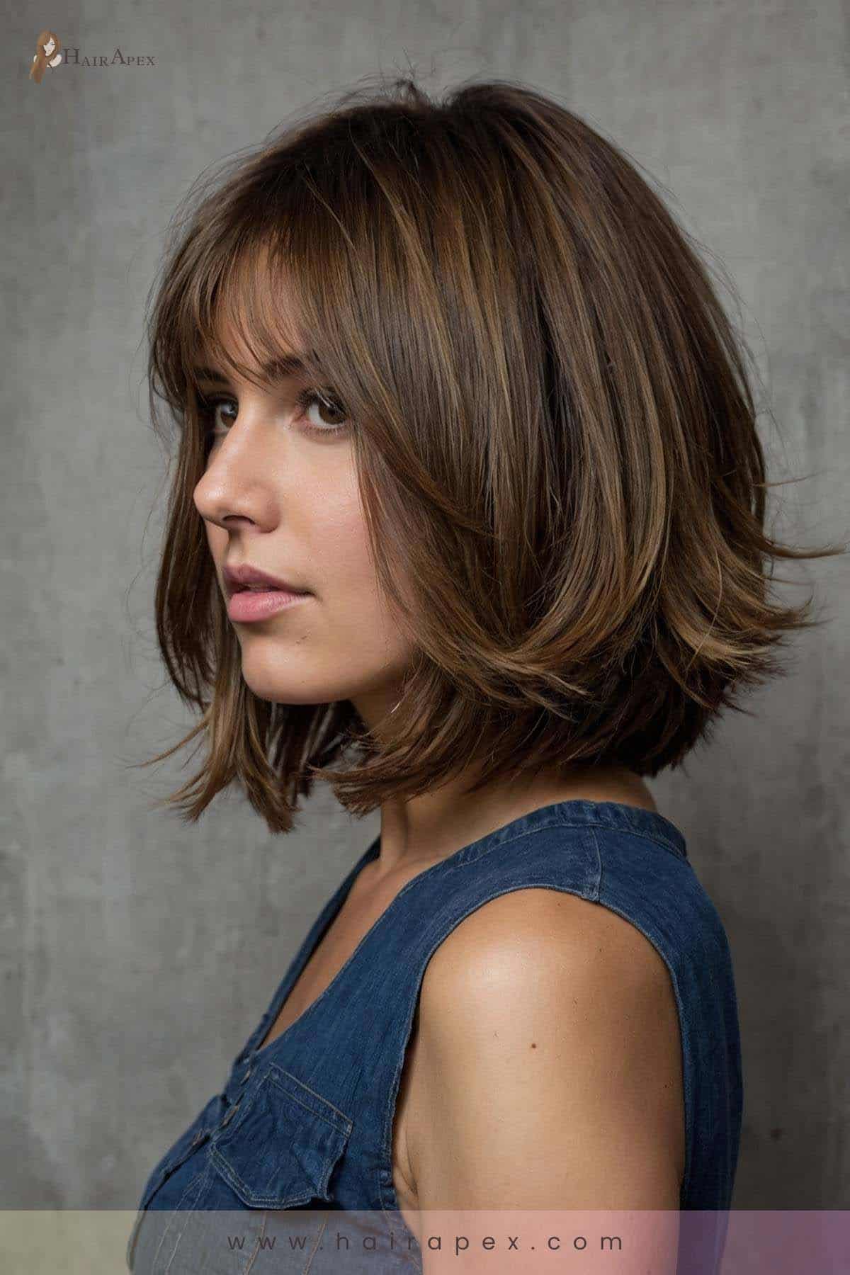 8. Choppy Layered Bob