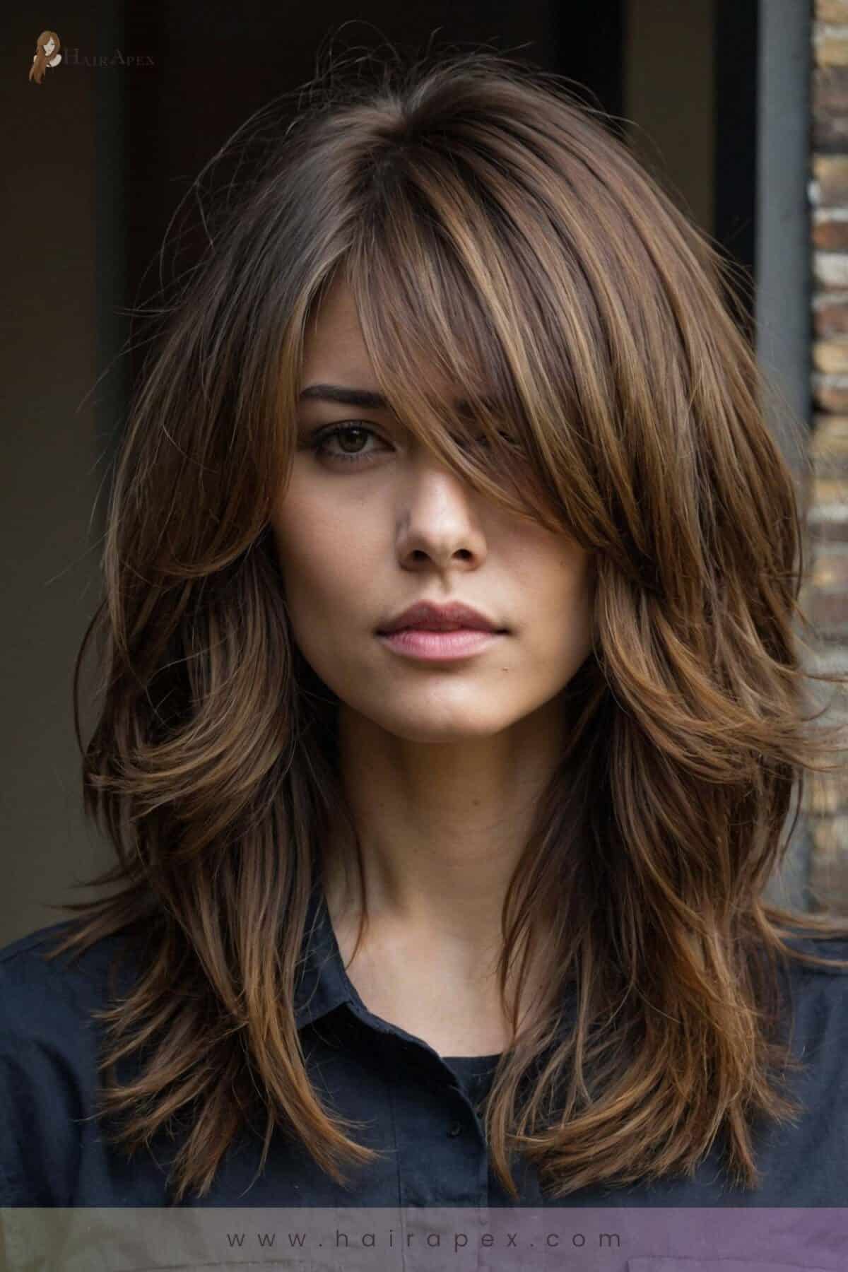 3 Layer Haircut Medium Length 18